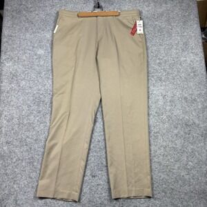 Perry Ellis Portfolio Luxury Performance Pants Mens 38x32 Toast BRN NWT MSRP $85